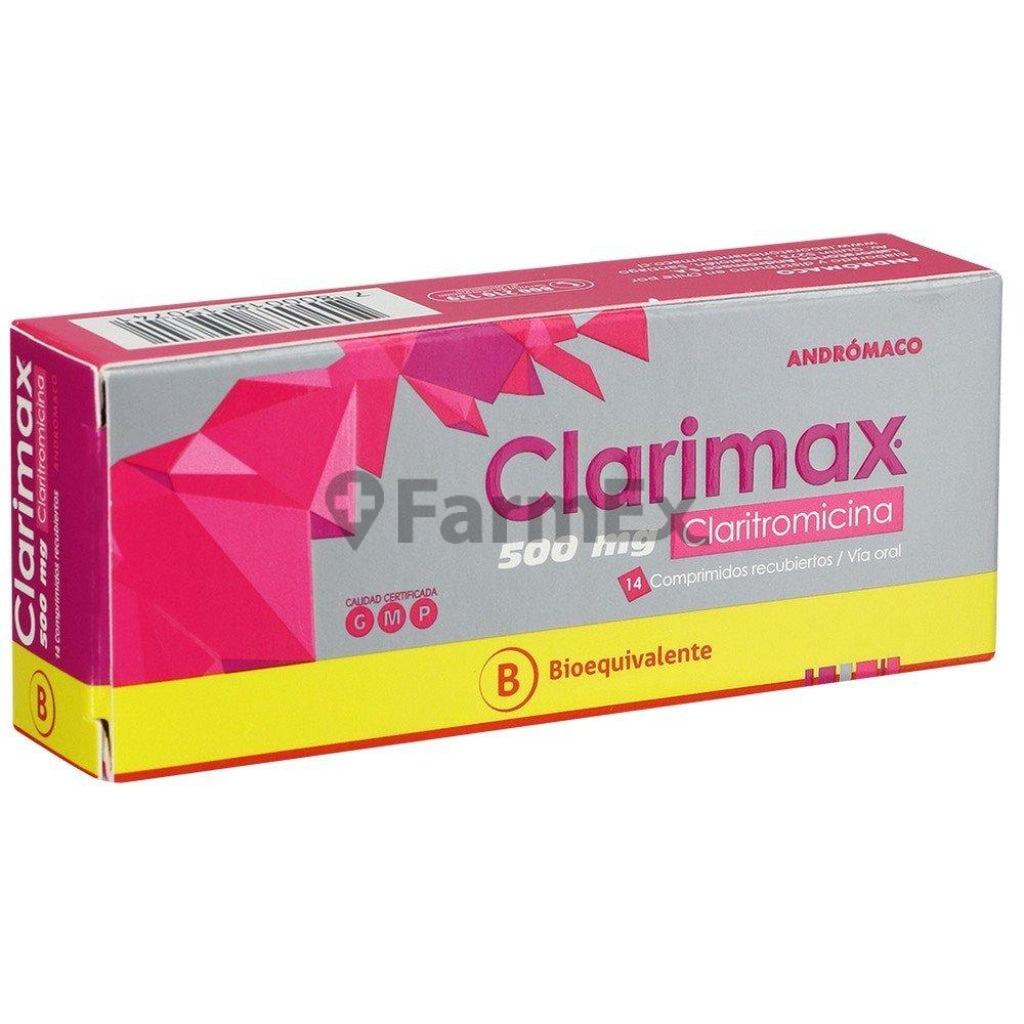 Clarimax 500 mg x 14 comprimidos ANDROMACO